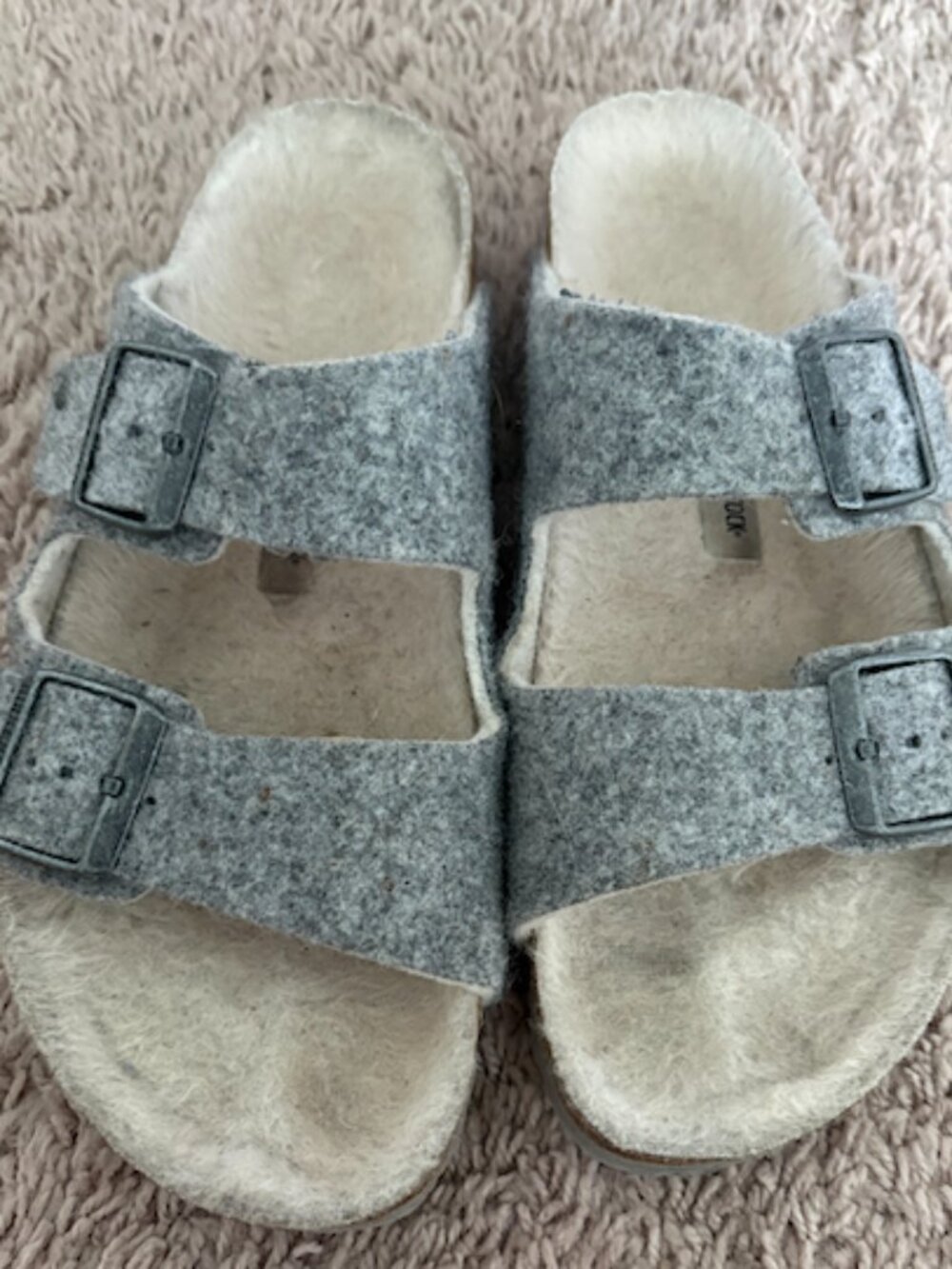 Birkenstock Shearling Arizona Sandals Size 10